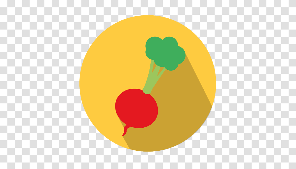 Radish Circle Icon, Plant, Tennis Ball, Sport, Sports Transparent Png