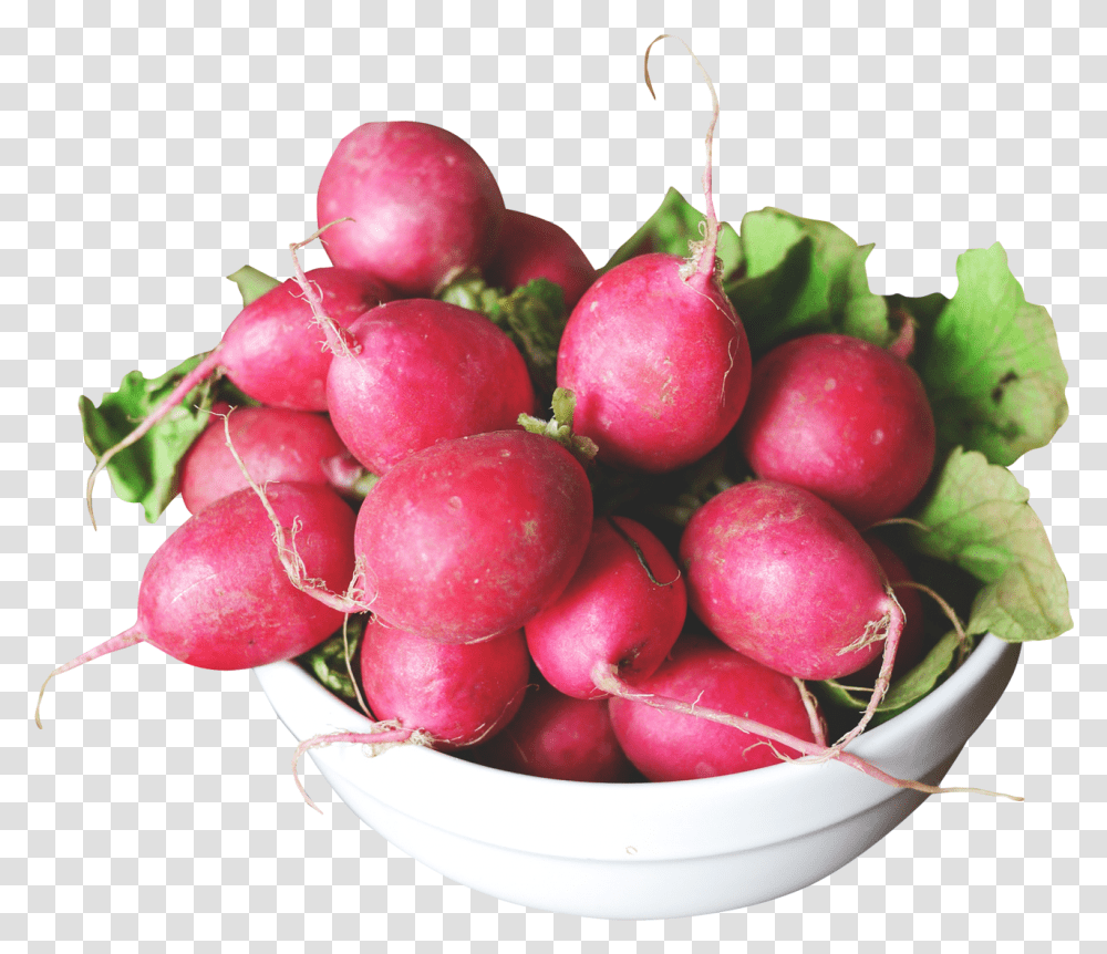 Radish In A Bowl Image Radish, Plant, Vegetable, Food, Produce Transparent Png