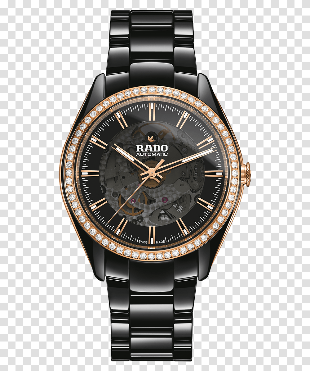 Rado Watch Hyperchrome Xl Open Heart Diamond, Wristwatch, Clock Tower, Architecture, Building Transparent Png