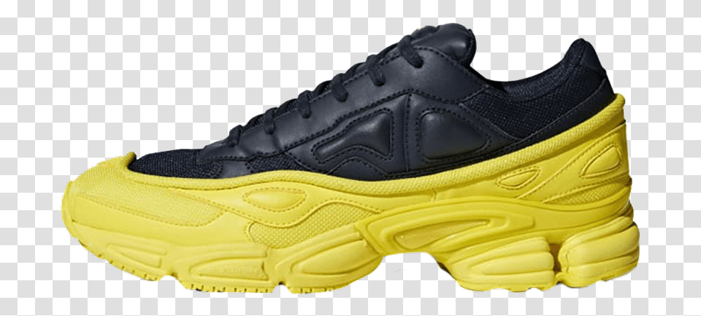 Raf Simons Adidas Ss18 2017 2018 Season Raf Simons Yellow Ozweego Used, Shoe, Footwear, Clothing, Apparel Transparent Png