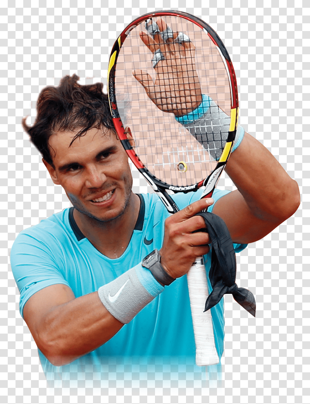 Rafael Nadal Rakieta, Person, Human, Tennis Racket, Sport Transparent Png
