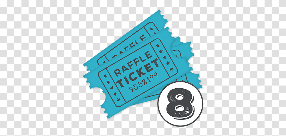 Raffle Ticket 8 Label, Text, Paper, Person, Human Transparent Png