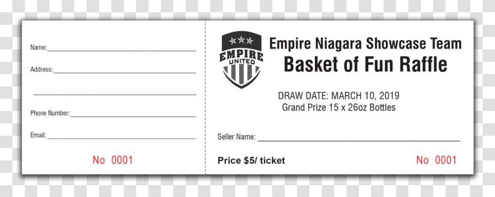 Raffle Ticket Sample1 Empire Revolution, Paper, Page, Label Transparent Png
