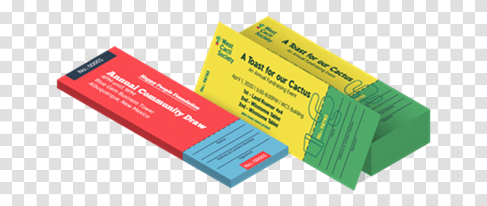 Raffle Ticket, Paper, Business Card Transparent Png