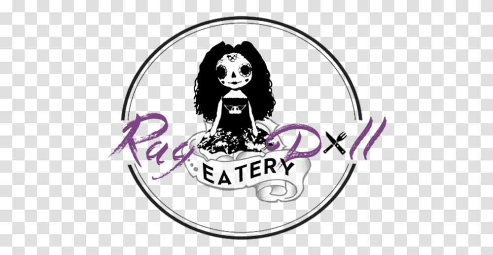 Rag Doll Eatery Logo Wo Slogan Doll, Label, Pirate Transparent Png