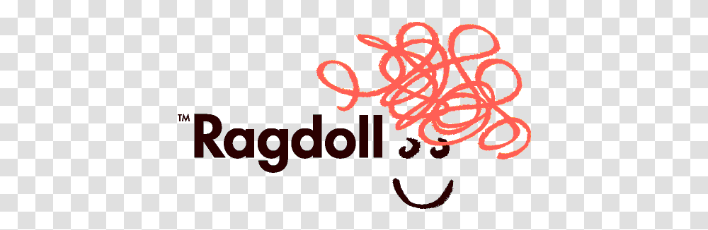 Ragdoll Logo Entertainment Loadcom Ragdoll Productions Logo, Text, Graphics, Art, Floral Design Transparent Png