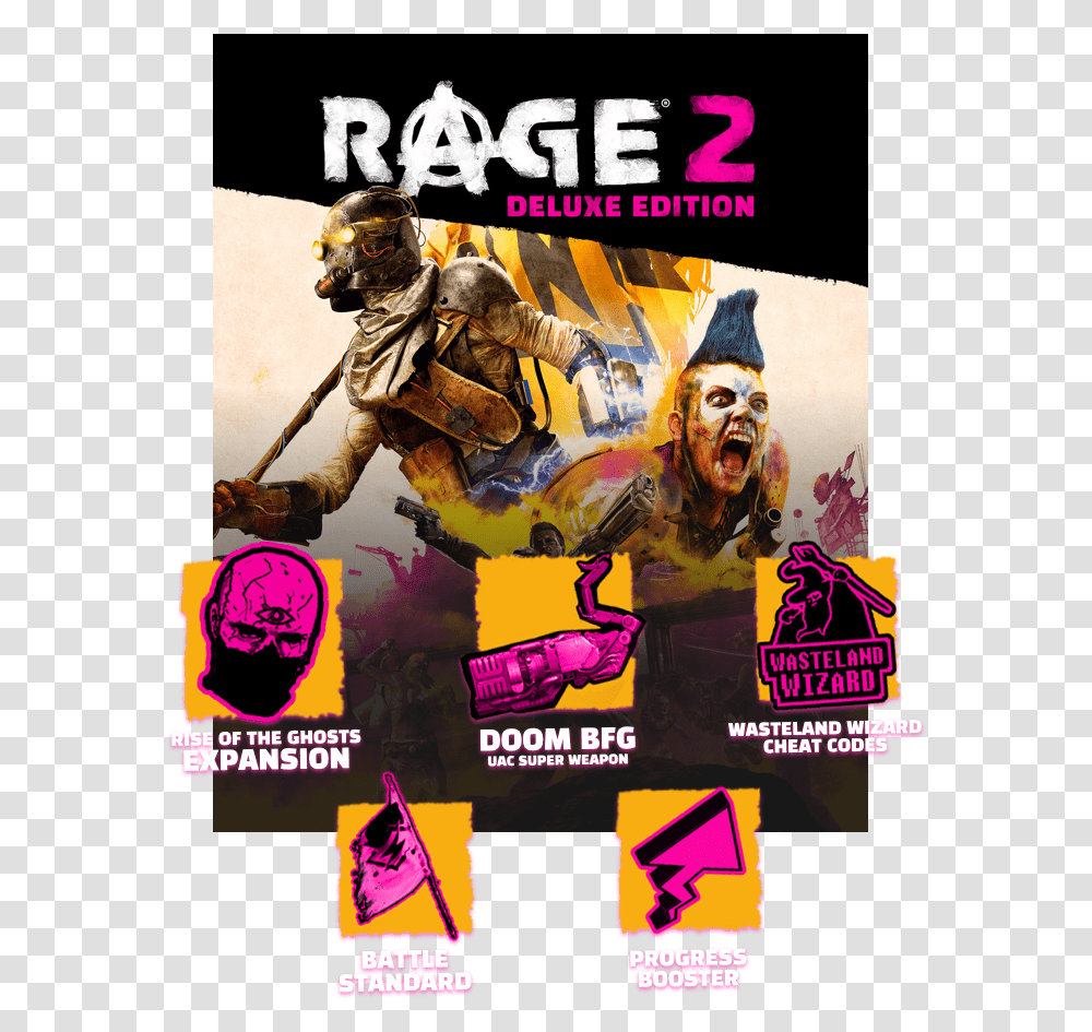 Rage 2 Deluxe Edition Xbox One, Poster, Advertisement, Flyer, Paper Transparent Png