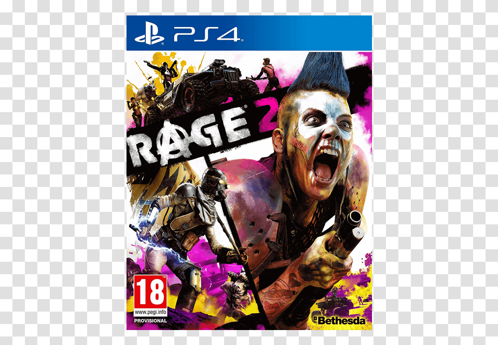 Rage 2, Person, Poster, Advertisement, Helmet Transparent Png