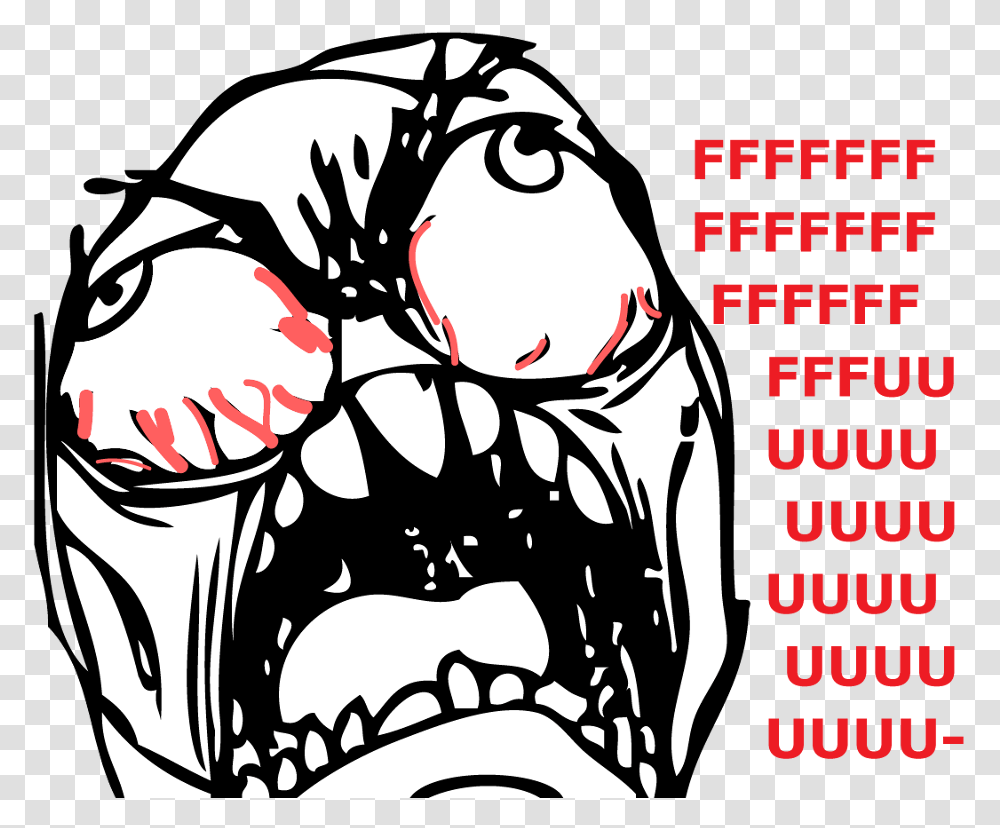 Rage Meme Angry Meme Face, Advertisement, Poster, Flyer, Paper Transparent Png