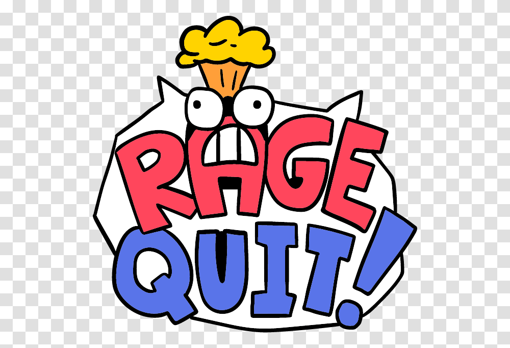 Rage Quit Comic Red Bull Gaming Rage Quit Logo, Text, Graphics, Art, Symbol Transparent Png