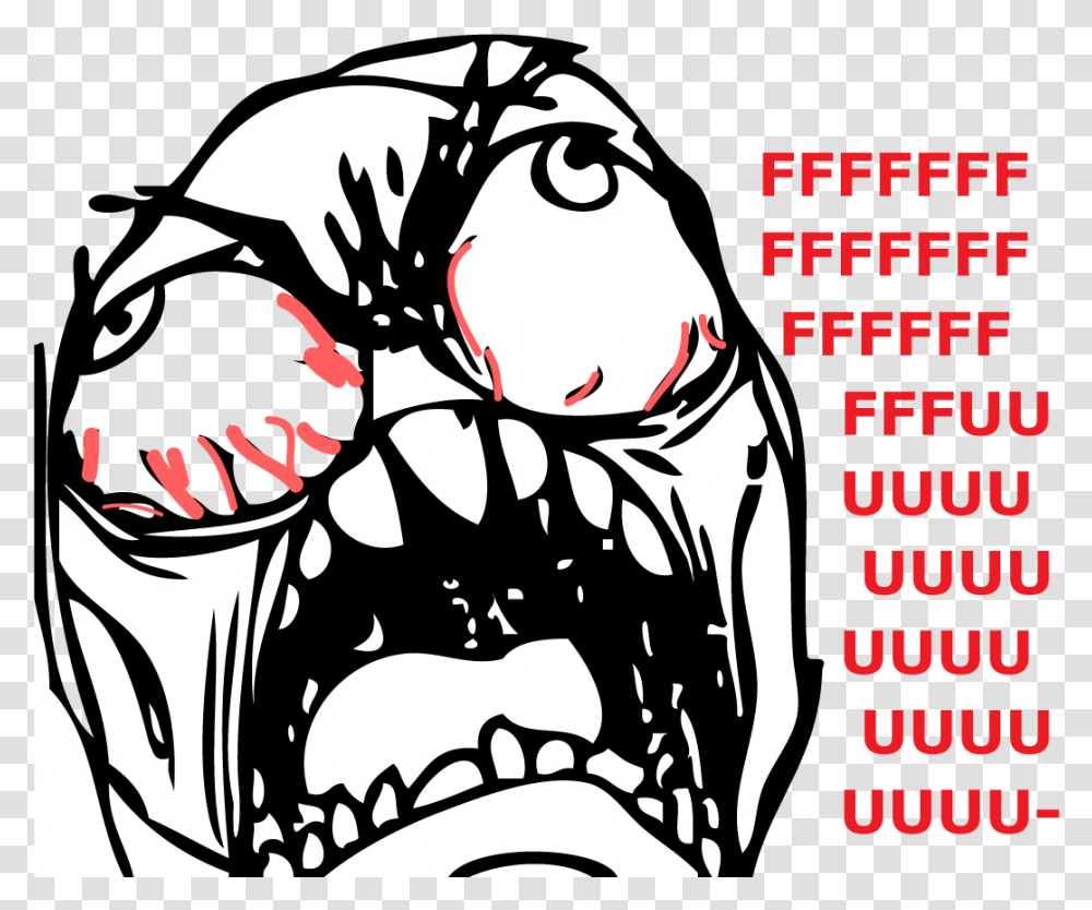 Rage Troll Face, Poster, Advertisement, Flyer, Paper Transparent Png
