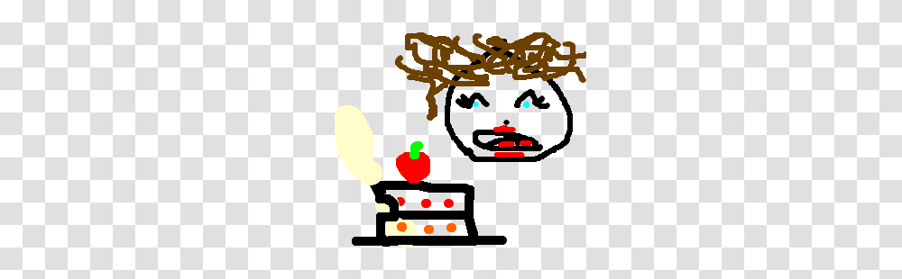 Raggedy Ann Eats Strawberry Shortcake, Poster, Advertisement, Pac Man Transparent Png