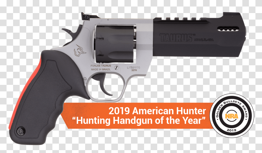 Raging Hunter Revolvers Taurus Raging Hunter Review, Gun, Weapon, Weaponry, Handgun Transparent Png