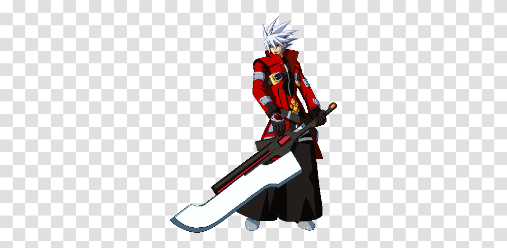 Ragna The Bloodedge Gif, Person, Human, Samurai, Knight Transparent Png