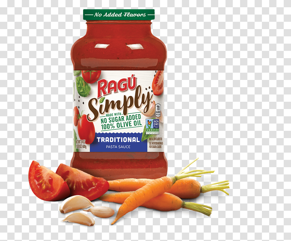 Ragu Low Carb Sauce, Ketchup, Food, Plant, Carrot Transparent Png