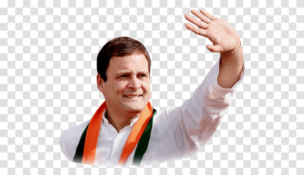 Rahul Gandhi Images Download, Person, Finger, Hand, Sleeve Transparent Png