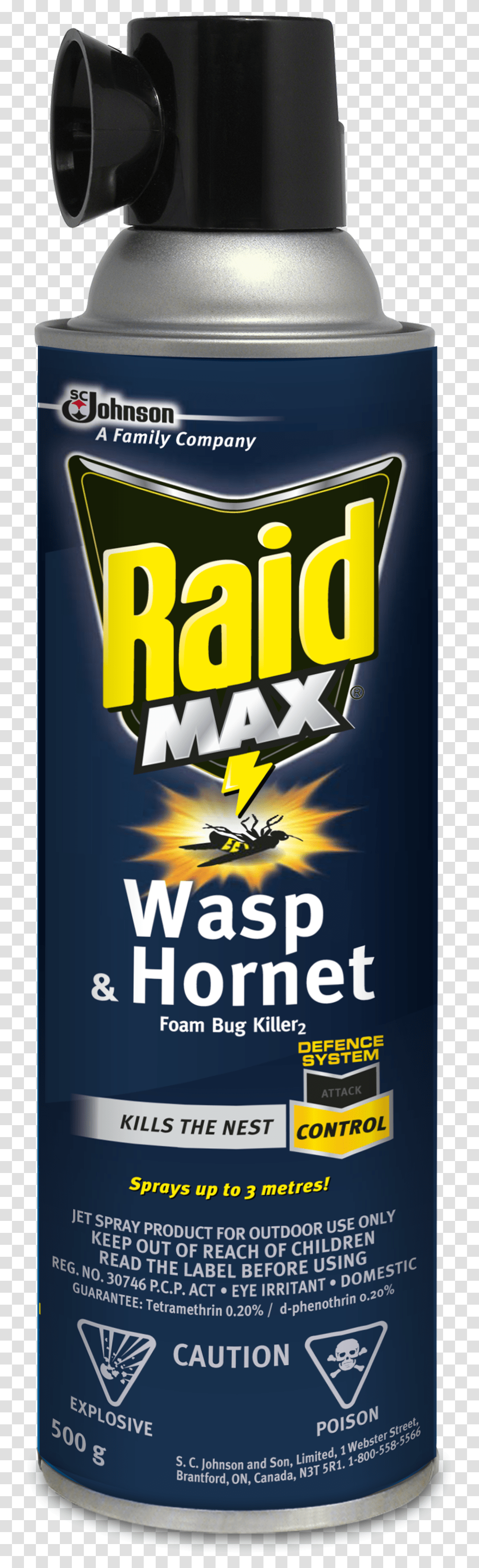Raid Max Wasp Amp Hornet Foam Bug Killer Raid Max Wasp And Hornet, Poster, Advertisement, Flyer, Paper Transparent Png