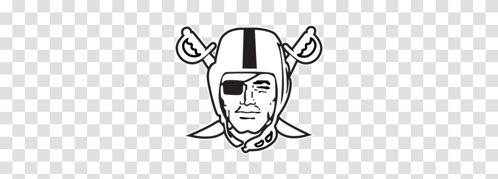 Raiders Logo, Stencil, Face, Helmet Transparent Png