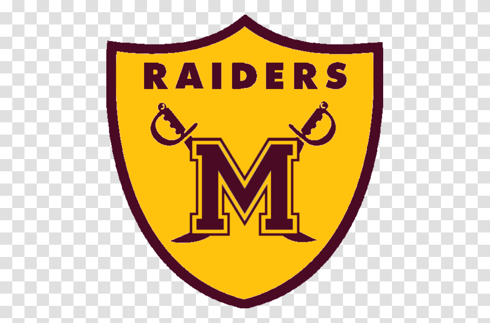 Raiders Logo Yellow With M Free Images, Armor, Trademark, Shield Transparent Png