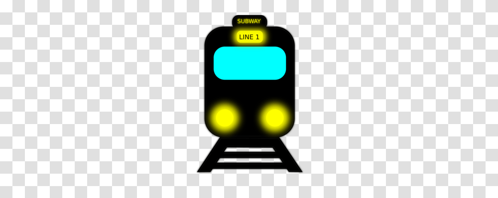 Rail Transport Rapid Transit Art Drawing Train, Light, Pac Man Transparent Png