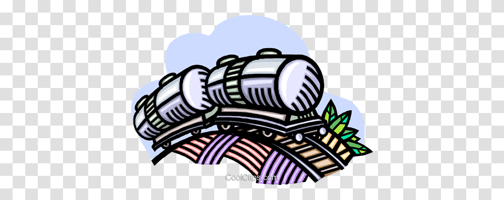 Railcars On Train Tracks Royalty Free Vector Clip Art Illustration, Architecture, Building, Drawing, Pollution Transparent Png