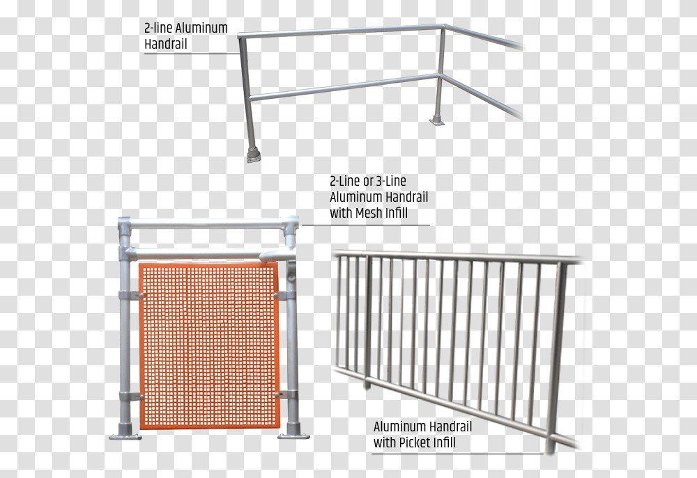 Railing Handrail, Banister, Fence, Barricade, Crib Transparent Png