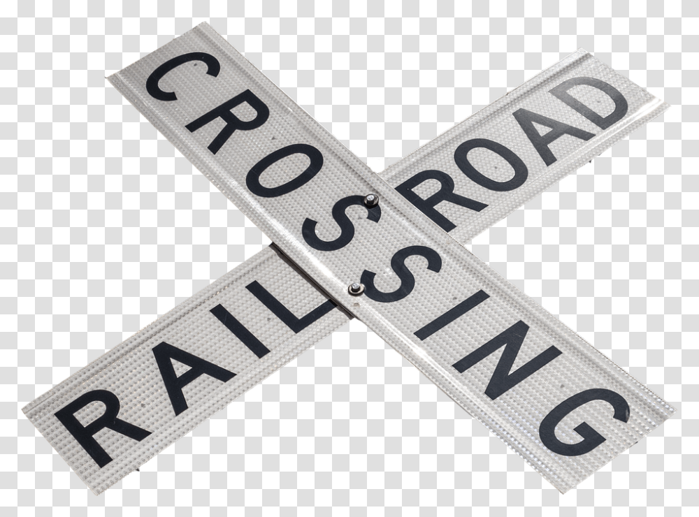 Railroad Crossing 960, Transport, Word, Alphabet Transparent Png