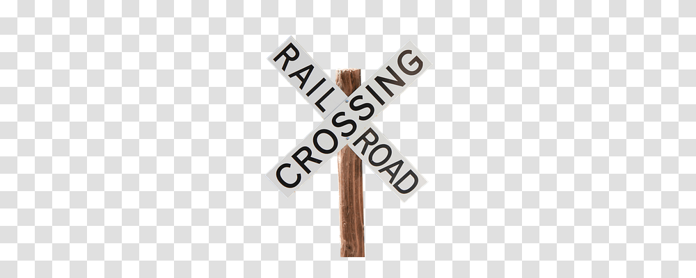 Railroad Crossing Sign Tool, Word, Road Sign Transparent Png