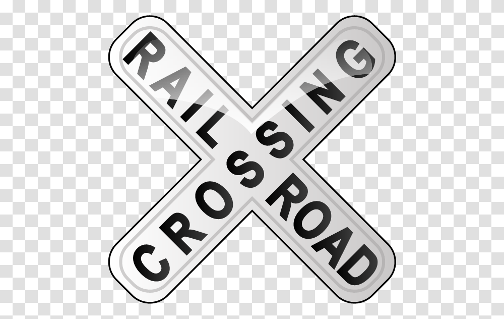 Railroad Crossing Sign, Logo, Trademark Transparent Png