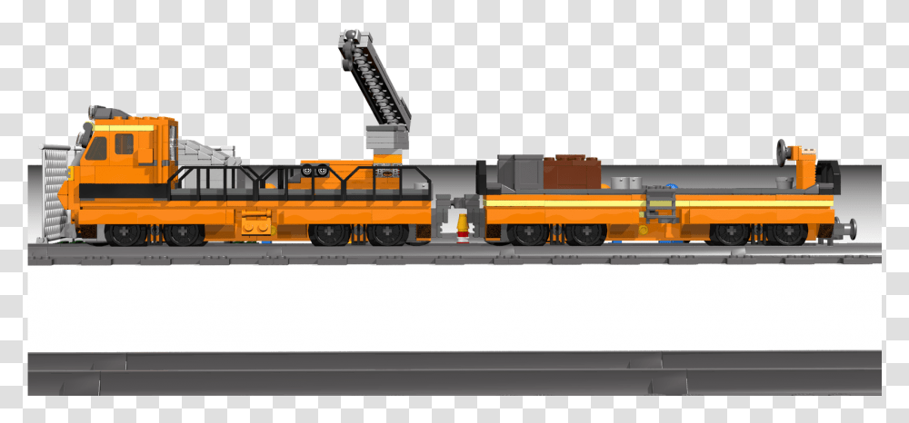 Railroad Track Maintenance Lego Download, Locomotive, Train, Vehicle, Transportation Transparent Png