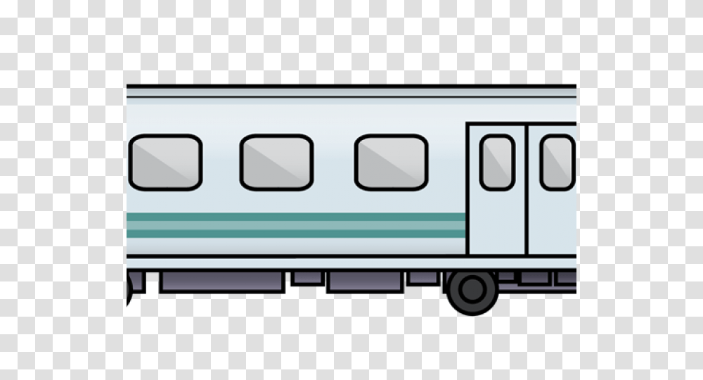 Railroad Tracks Clipart Modern Train, Transportation, Vehicle, Passenger Car, Housing Transparent Png