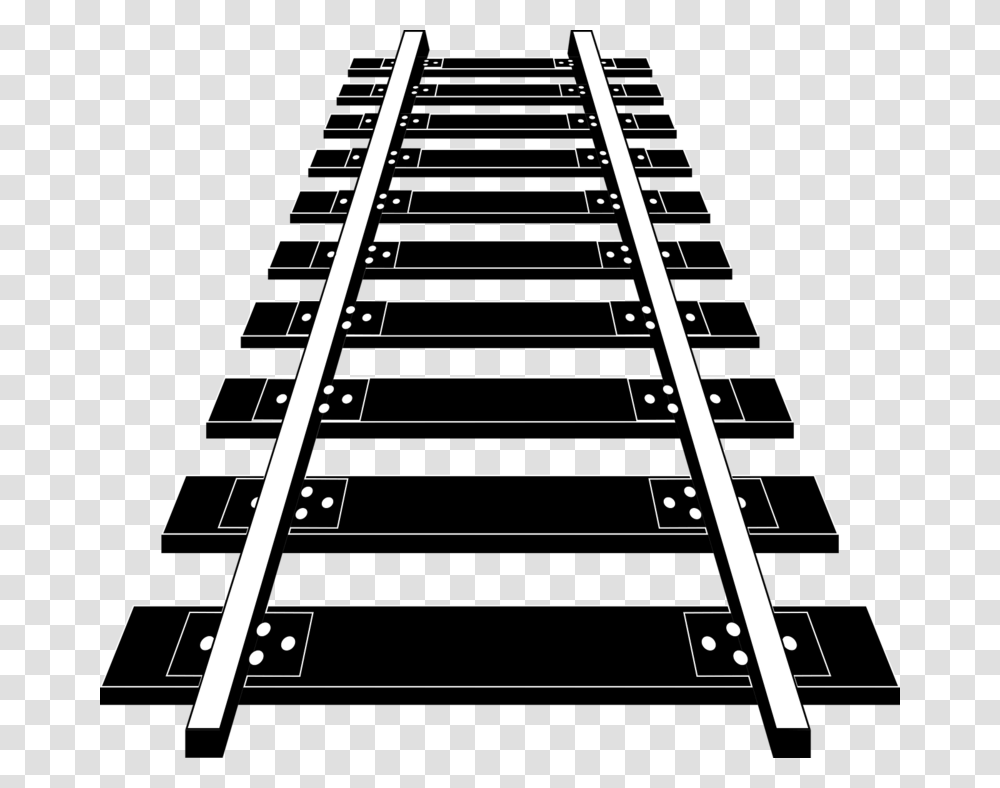 Railroad Tracks, Railway, Transportation, Train Track, Chess Transparent Png