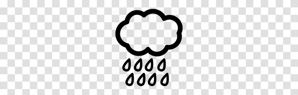 Rain Clipart, Stencil, Alphabet Transparent Png