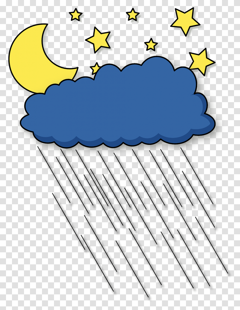 Rain Cloud Cartoon Pics Of Rainy Night, Brush, Tool, Toothbrush Transparent Png