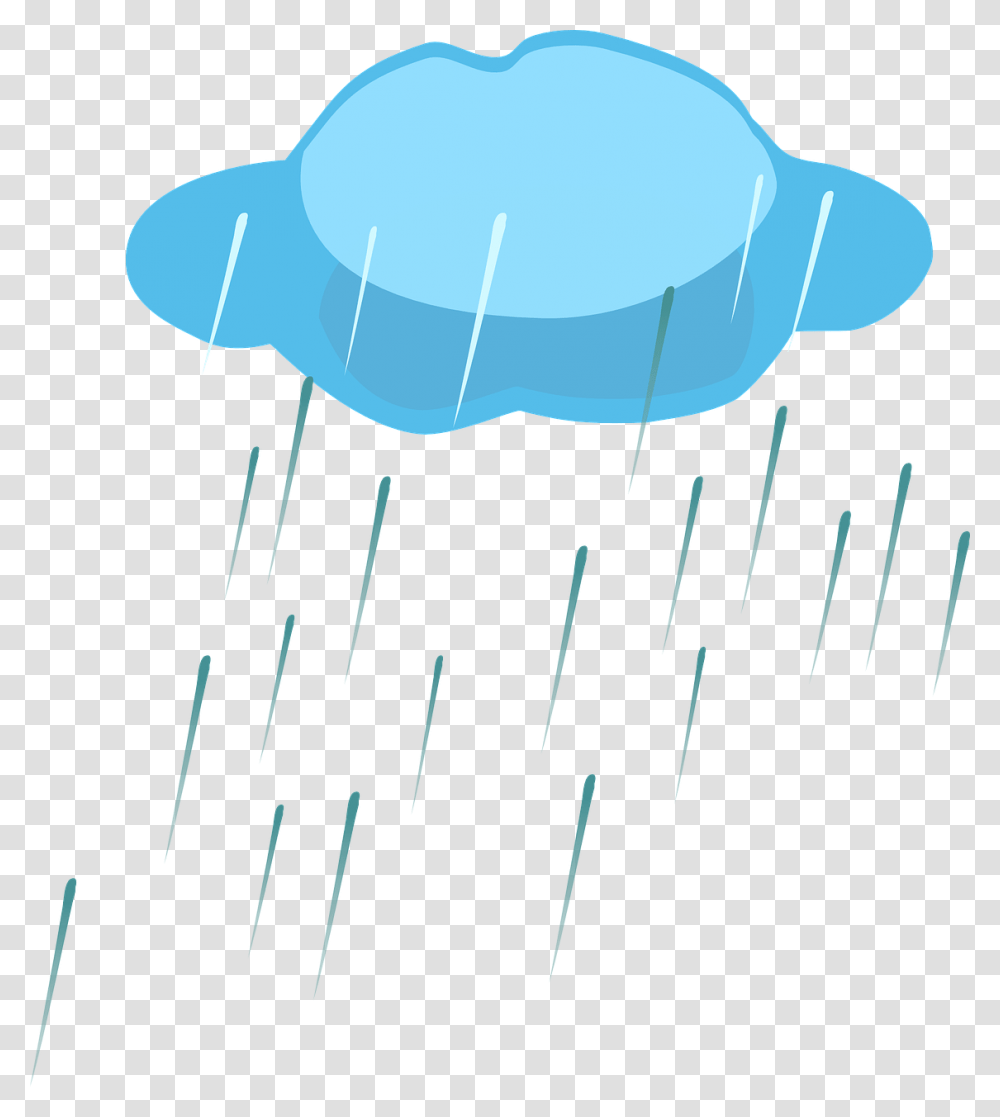 Rain Cloud Nature Rain Clipart, Jellyfish, Invertebrate, Sea Life, Animal Transparent Png