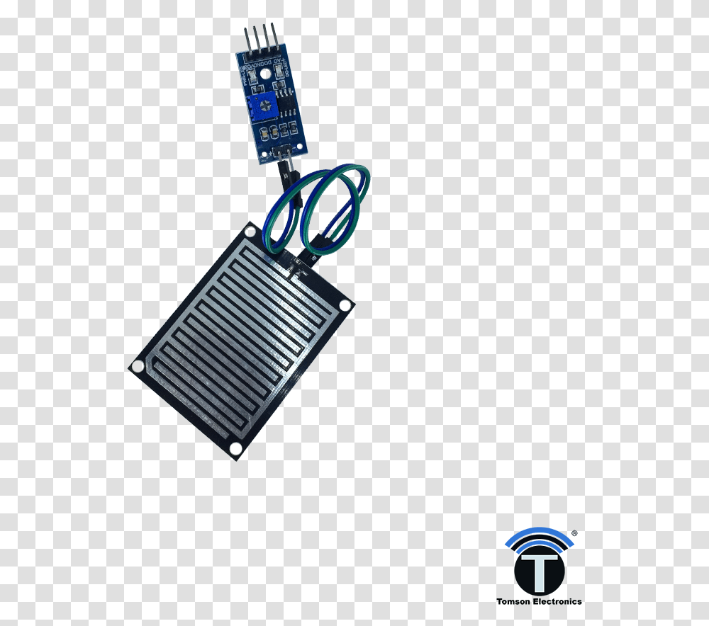 Rain Drop Detection Sensor Module Laptop Power Adapter, Pedal, Electronics Transparent Png