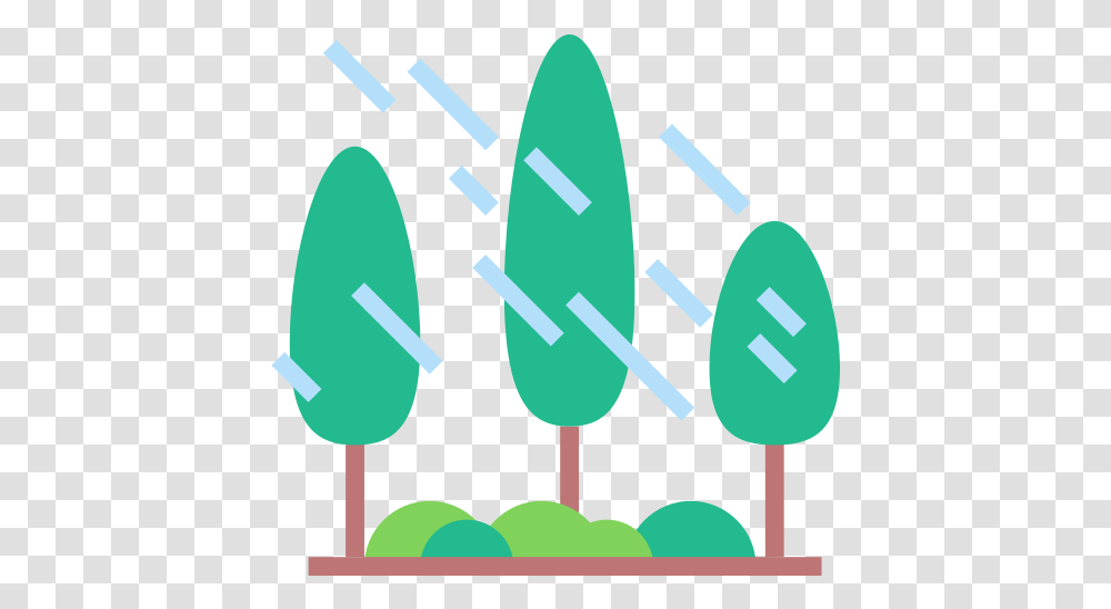 Rain Landscape Raining Nature Forest Trees Free Icon Of Rain Forest Icon, Lollipop, Candy, Food, Ice Pop Transparent Png