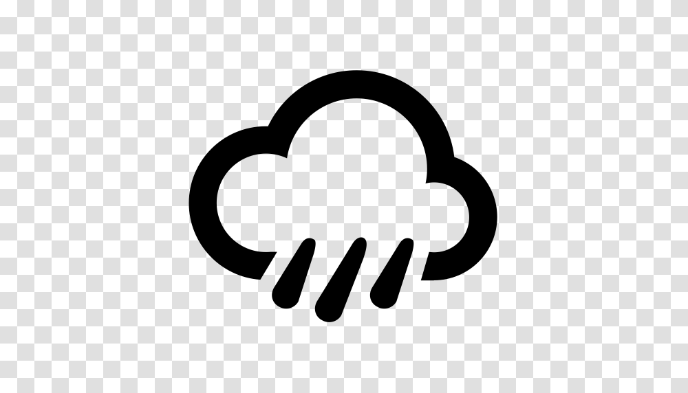 Rain Rain Cloud Raindrops Icon With And Vector Format, Gray, World Of Warcraft, Halo Transparent Png