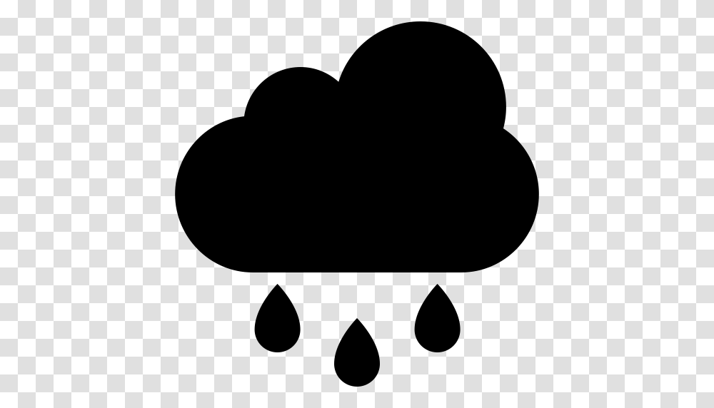 Rain Rain Cloud Raindrops Icon With And Vector Format, Gray, World Of Warcraft, Halo Transparent Png