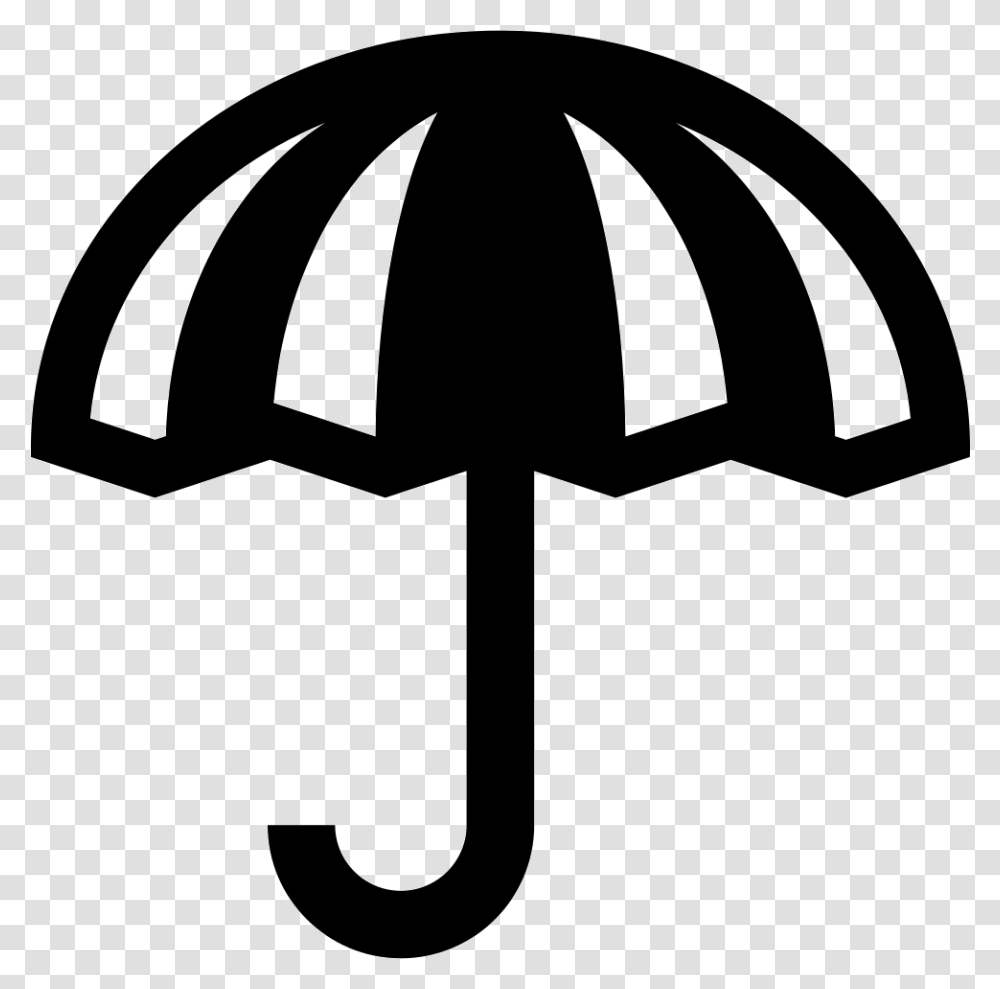 Rain Umbrella Icon, Canopy, Silhouette Transparent Png