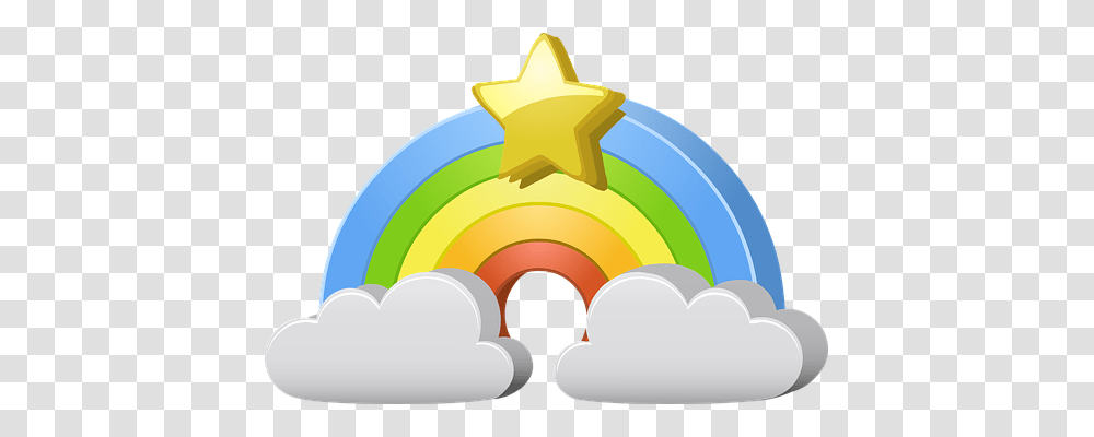 Rainbow Symbol, Star Symbol Transparent Png