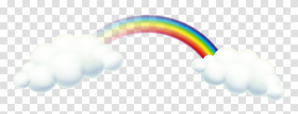 Rainbow And Clouds Clip Art, Outdoors, Nature, Sky Transparent Png