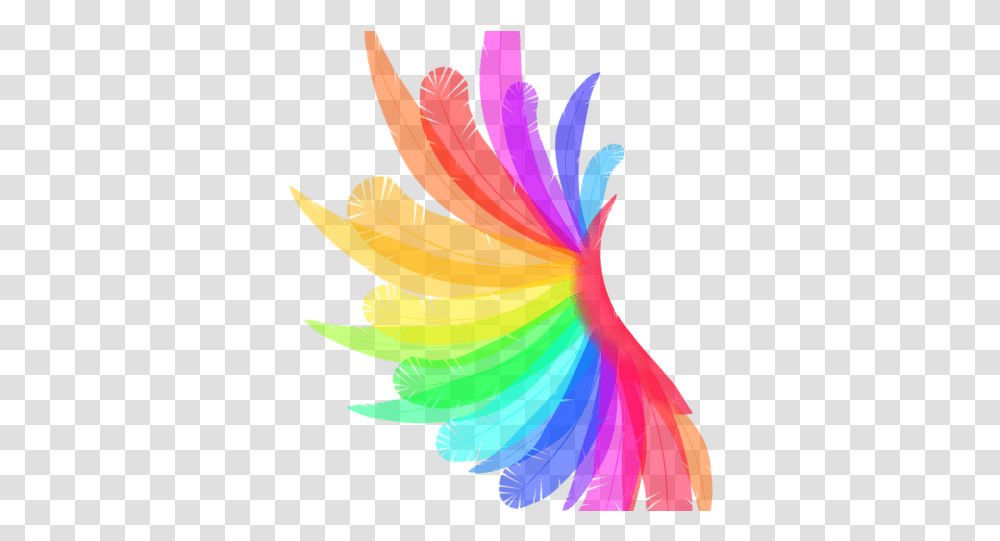 Rainbow Angel Wings, Animal, Daisy, Plant, Outdoors Transparent Png