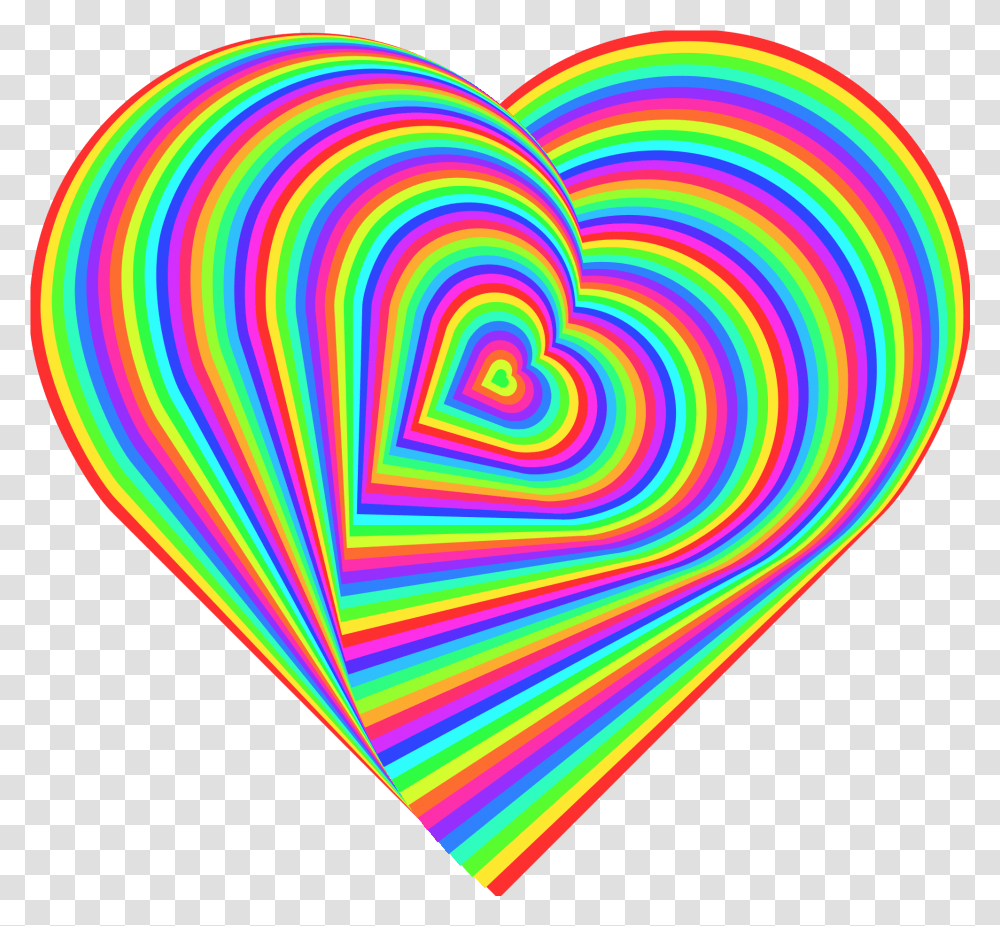 Rainbow Background Kidcore, Light, Balloon, Heart, Rug Transparent Png