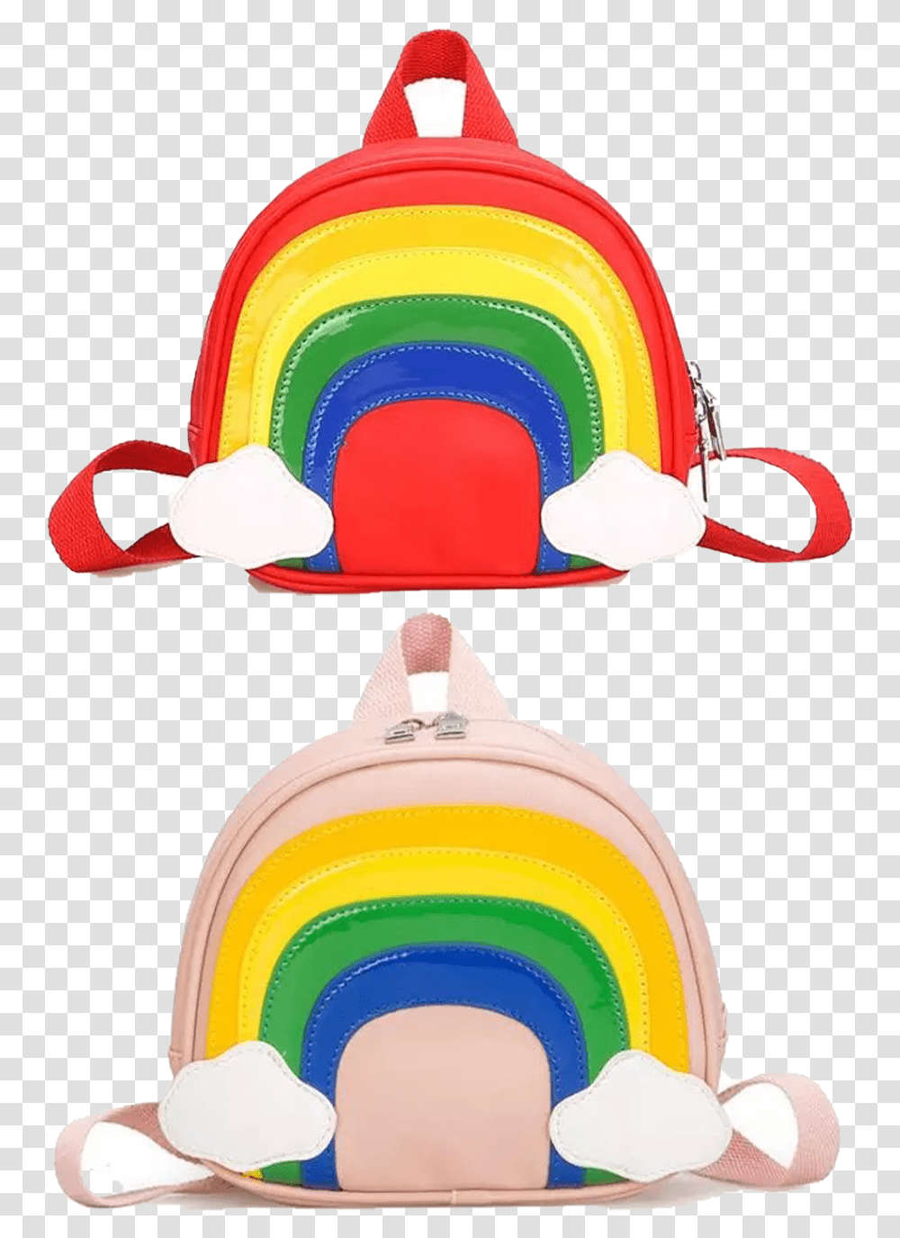 Rainbow Backpack Purse Mini New Arrival Cheap Rainbow Backpack Small, Helmet, Clothing, Apparel, Bag Transparent Png