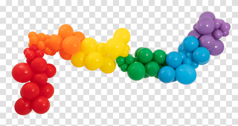 Rainbow Balloon Garland Kit Red And Blue Balloon Garlands Transparent Png