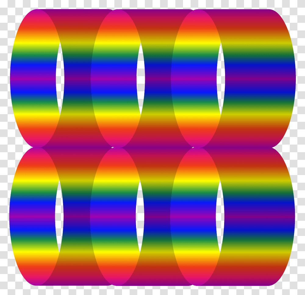 Rainbow, Balloon, Pattern, Number Transparent Png