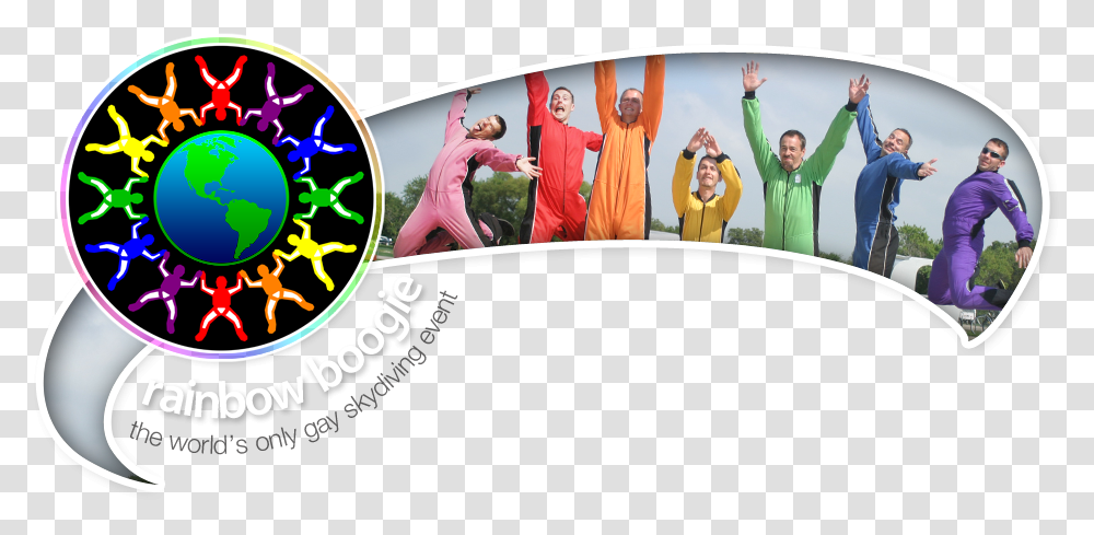 Rainbow Boogie 2015 The World's Only Gay Skydiving, Person, Poster, Advertisement Transparent Png