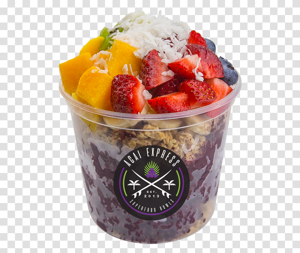 Rainbow Bowl Bowl Express, Dessert, Food, Cream, Creme Transparent Png