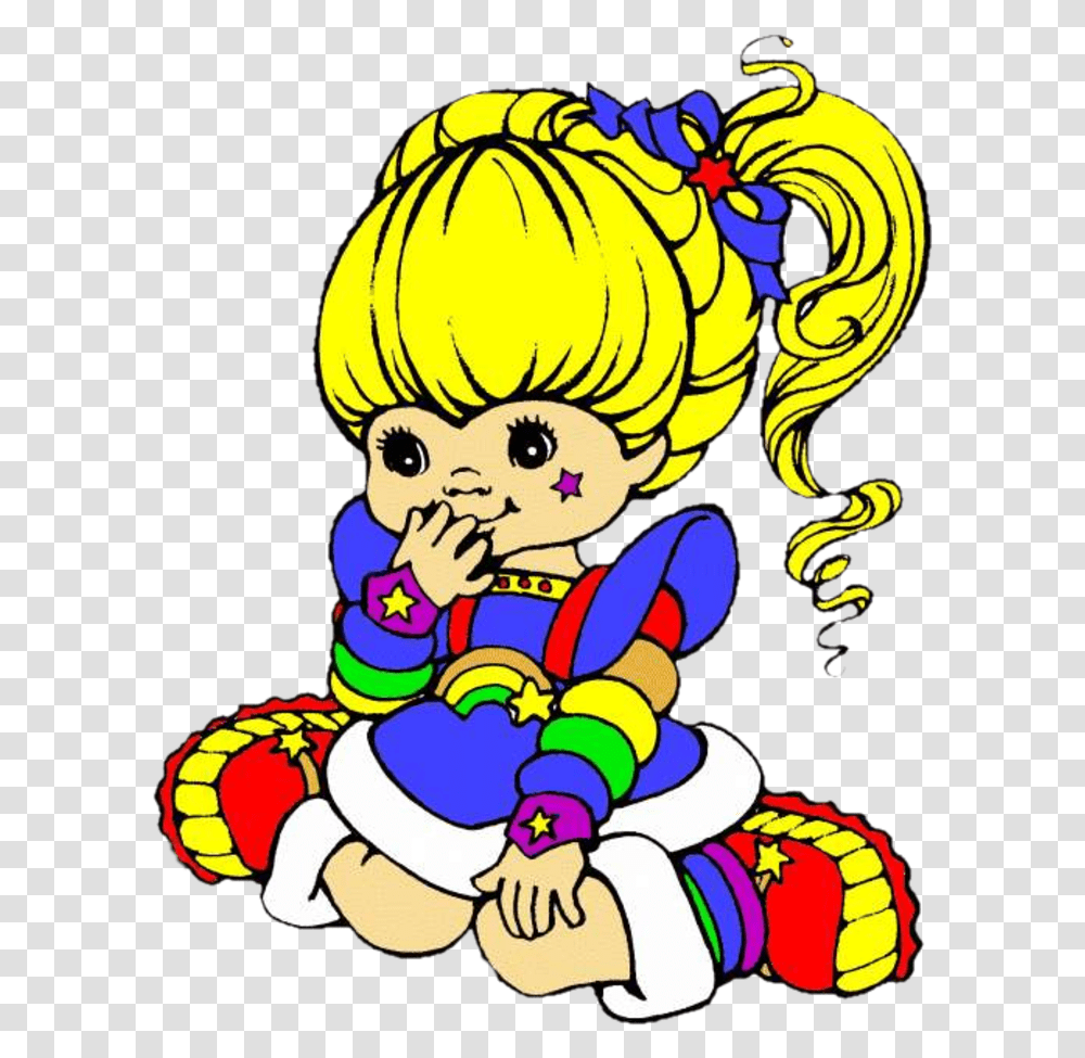 Rainbow Brite Clipart Download Background Rainbow Brite Clipart, Doodle, Drawing, Crowd Transparent Png